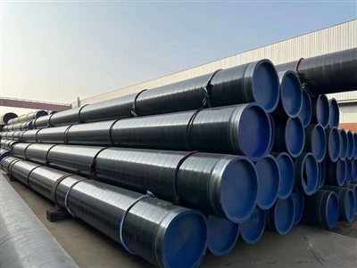 LSAW Steel Pipe ASTM A53 GR.B Suuren mittakaavan vesisiirtoon